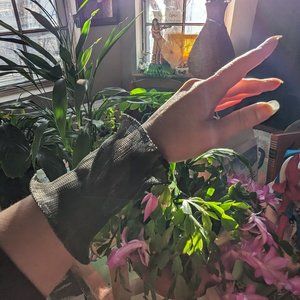 Stretch mesh metal art Bracelet